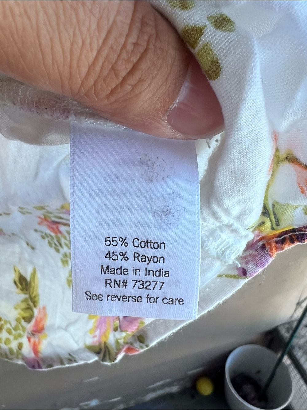 Lauren Conrad Floral Button Down Shirt Size M - Picture 4 of 5